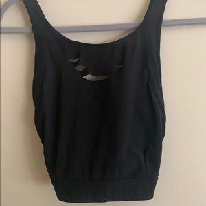 Alo yoga distressed sports bra